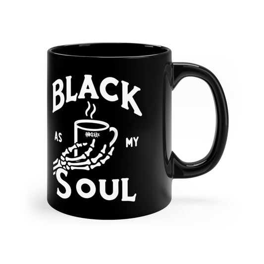 BLACK AS MY SOUL COFFEE MUG